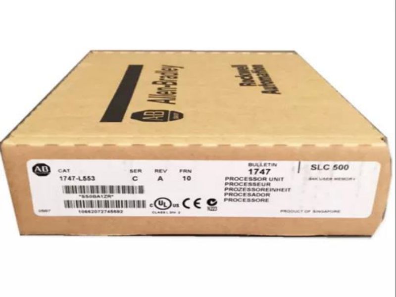 1747-L553 Allen Bradley SLC 500 5/05 Controller Unit 64K Memory Ethernet RS-232 Communication Ports