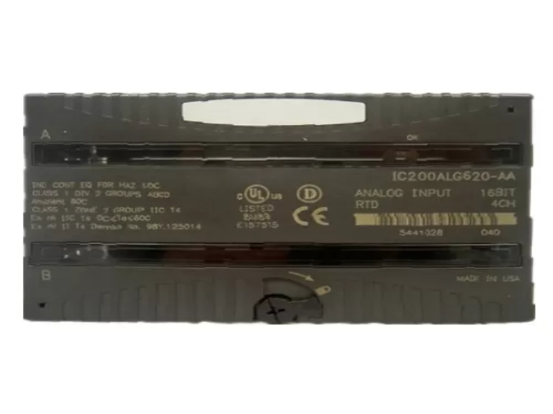 Ic200alg620 Rtd Analog Input Module In Plc Ge Fanuc Versamax