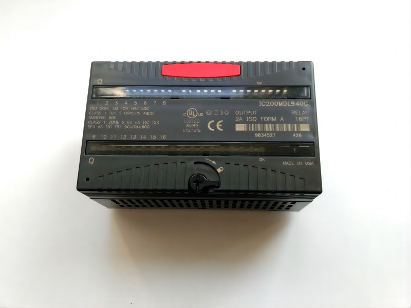 IC200MDL940 GE Fanuc PLC VersaMax Discrete Output Module 16 Output Point